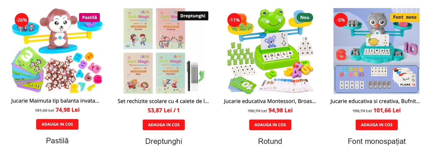 Etichete: Forme și font